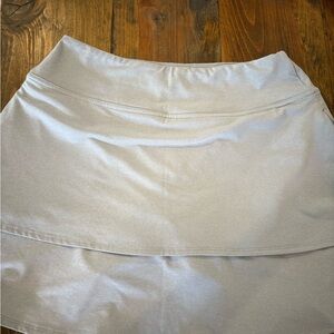 White Mini Skirt for Athletic Resort Wear